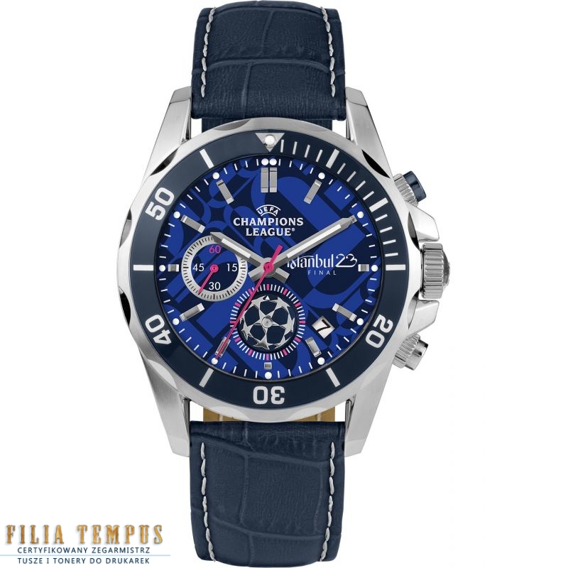 sportowy męski Zegarek Jacques Lemans CL Edition CL-103D Chronograph na pasku