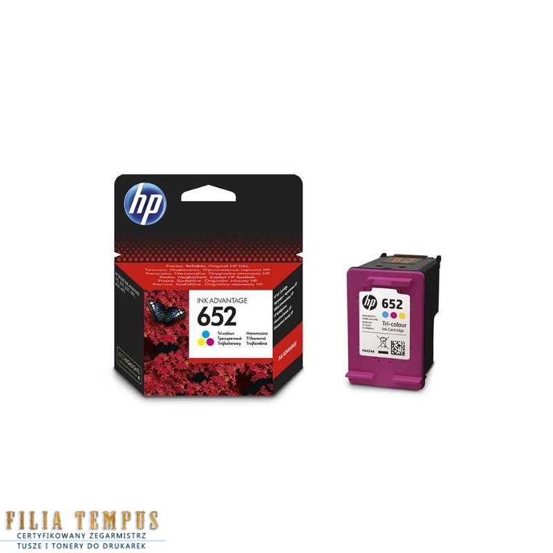 HP 652 trójkolorowy (F6V24AE) oryginalny - Tusze HP