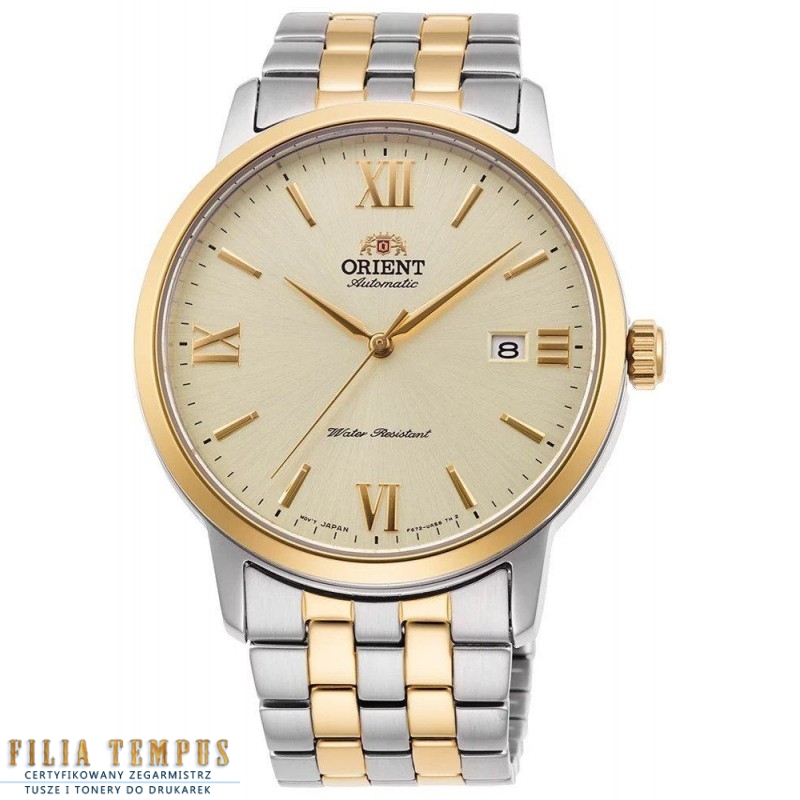 klasyczny męski Zegarek Orient Classic Automatic RA-AC0F08G10B Symphony na bransolecie