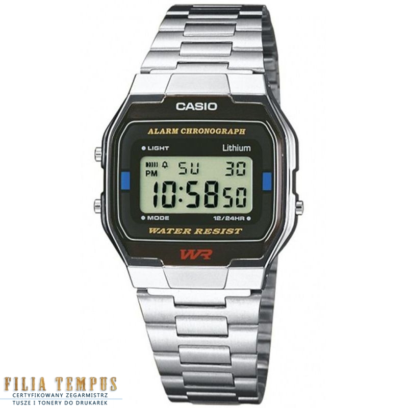 Zegarek Casio Vintage A163WA-1QES - Zegarki CASIO