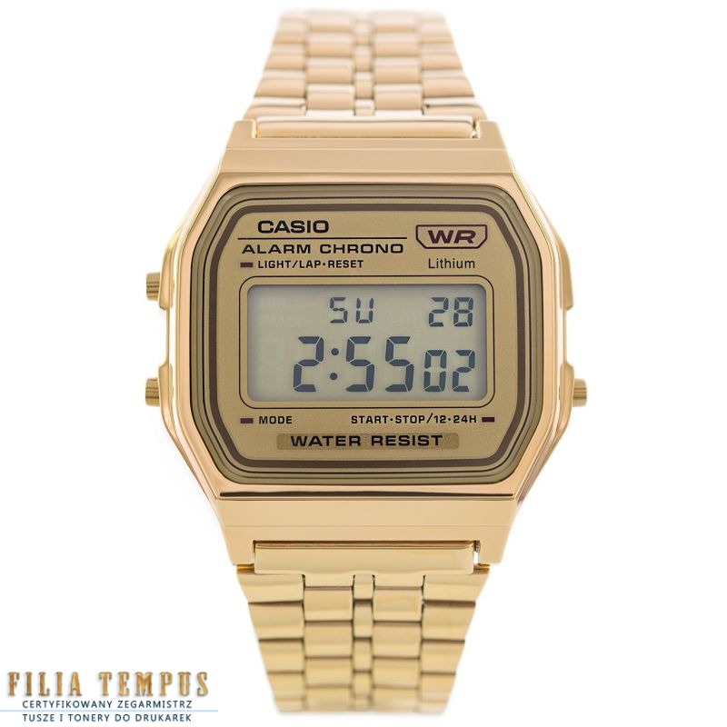 Zegarek Casio A158WETG-9AEF - Zegarki CASIO