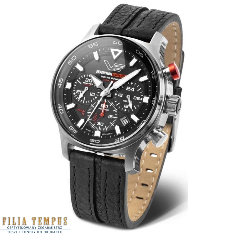 Zegarek Vostok Europe Expedition South Pole Solar Power Chronograph VR42-592A761 - Zegarki VOSTOK