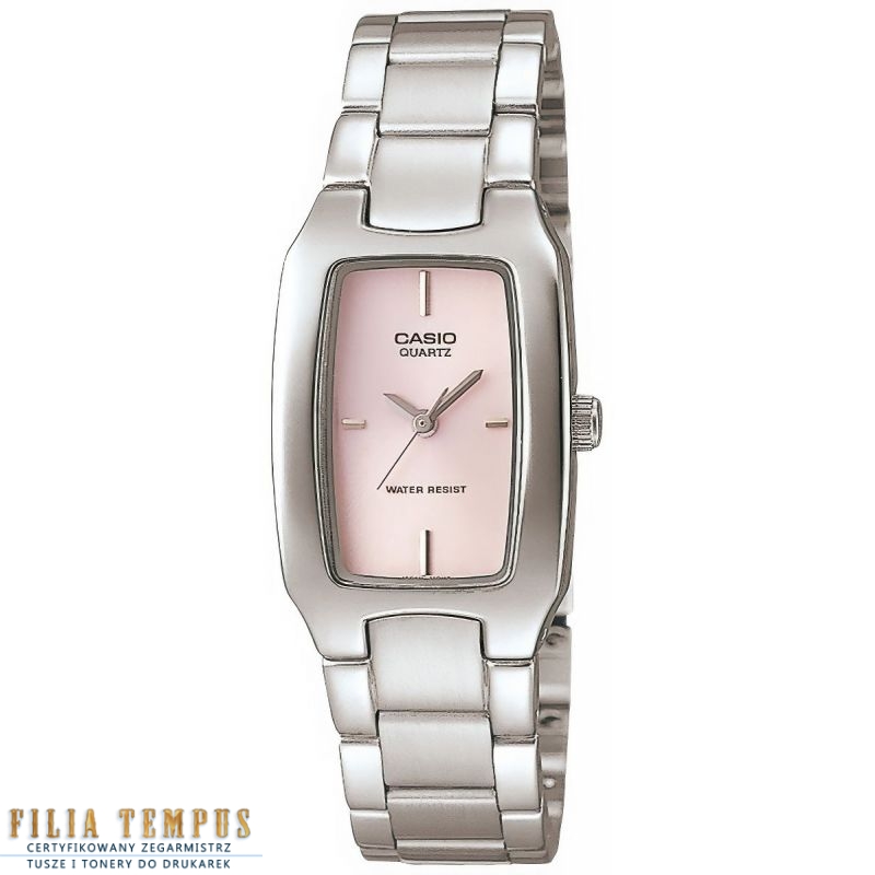 fashion damski Zegarek Casio LTP-1165PA-4CEF na bransolecie stalowej