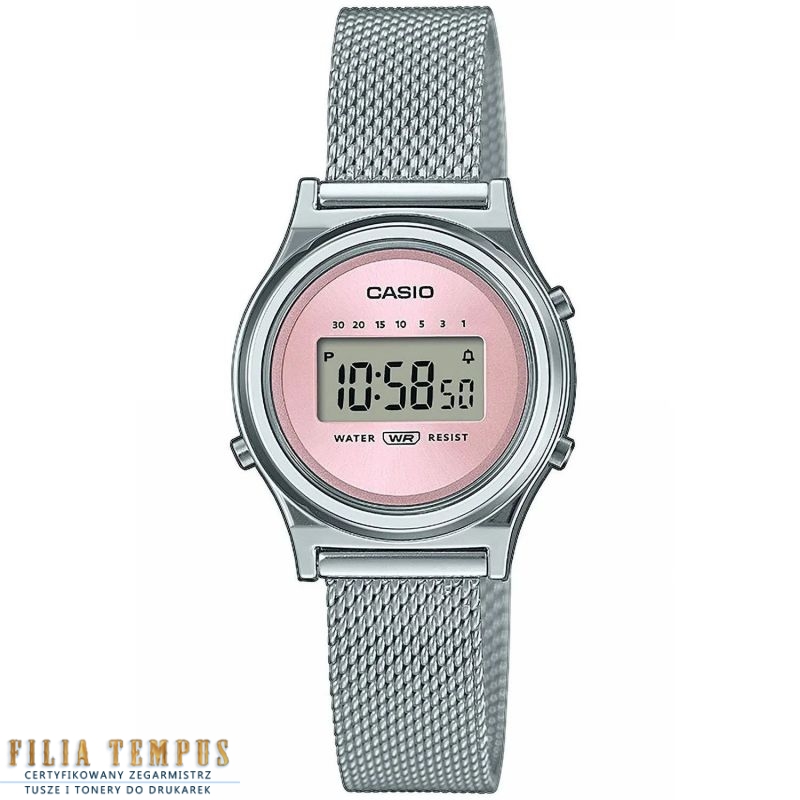 Zegarek Casio Vintage LA700WEM-4AEF Mini Round - Zegarki CASIO