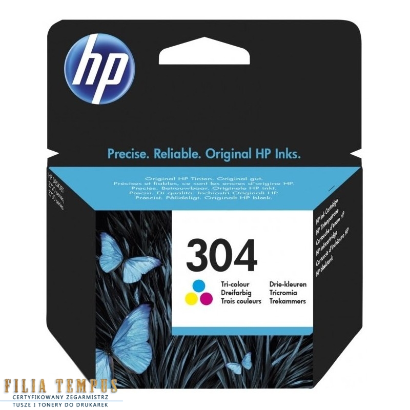 HP 304 kolorowy (N9K05AE) oryginalny - Tusze HP