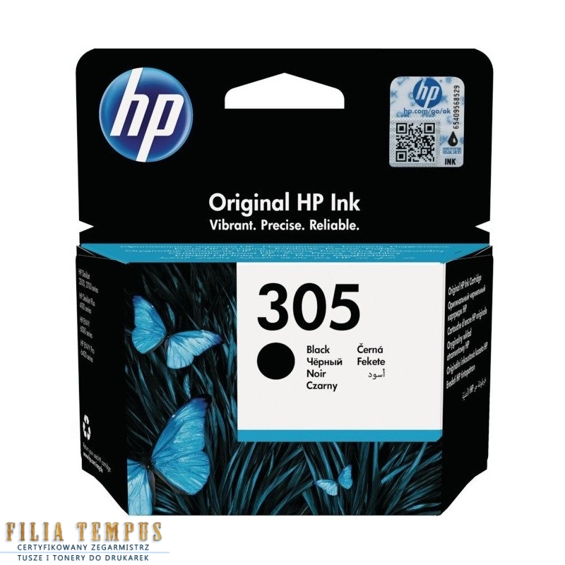 HP 305 czarny (3YM61AE) oryginalny - Tusze HP