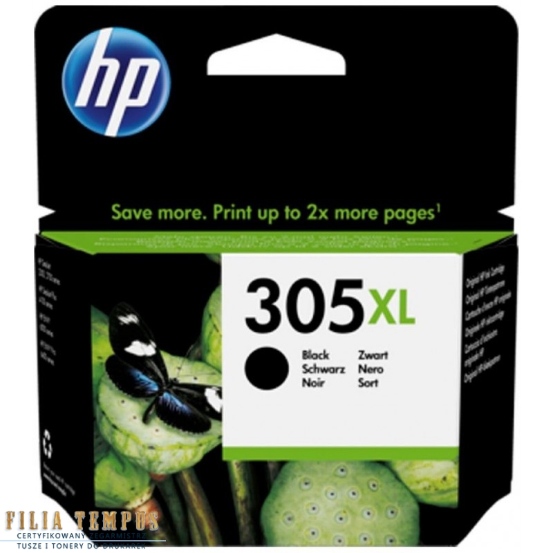 HP 305 XL czarny (3YM62AE) oryginalny - Tusze HP