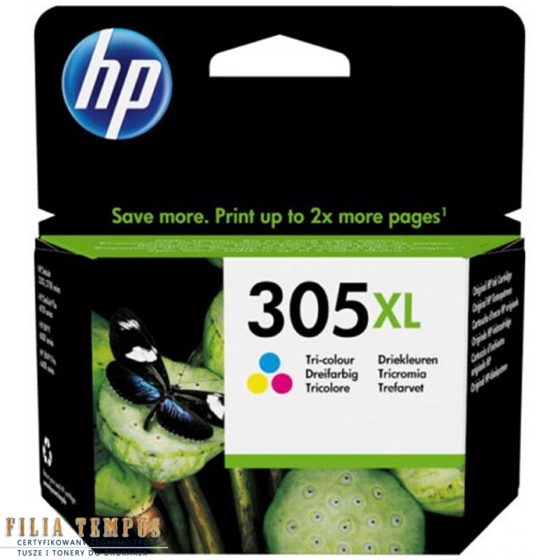 HP 305 XL kolorowy (3YM63AE) oryginalny - Tusze HP